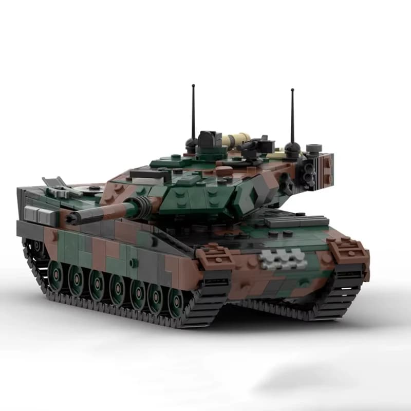 1001 pezzi MOC Serie Militare Leopard 2A6 Carro Armato di Battaglia Principale Modello in Scala 1:35 Building Block Giocattolo Regalo di Compleanno per Bambini