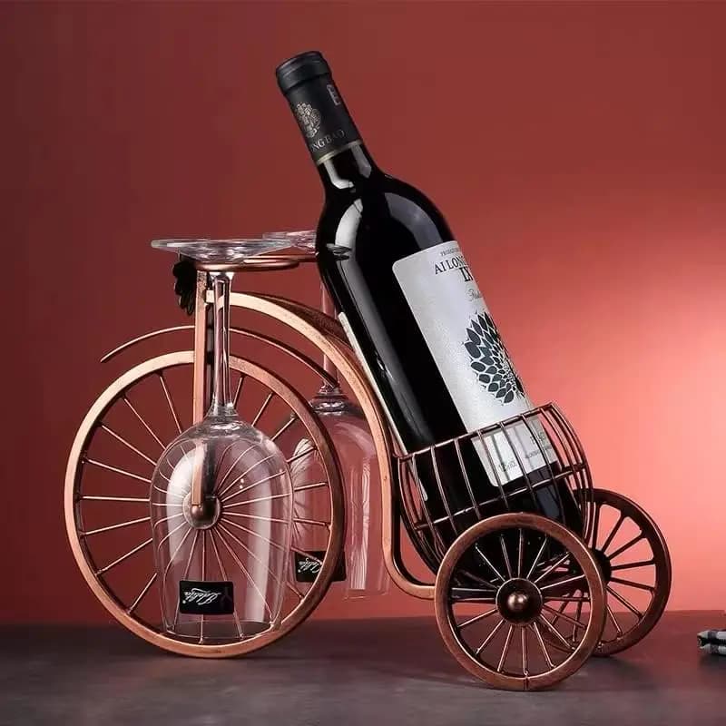 Portabottiglie singolo per bicicletta con porta bicchiere