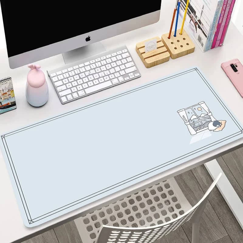Tappetino per mouse semplice alla moda XXL Tappetini per tappeti per computer di grandi dimensioni Tappetino per scrivania da gioco per ufficio su misura Tappetini per tastiera meccanica antiscivolo