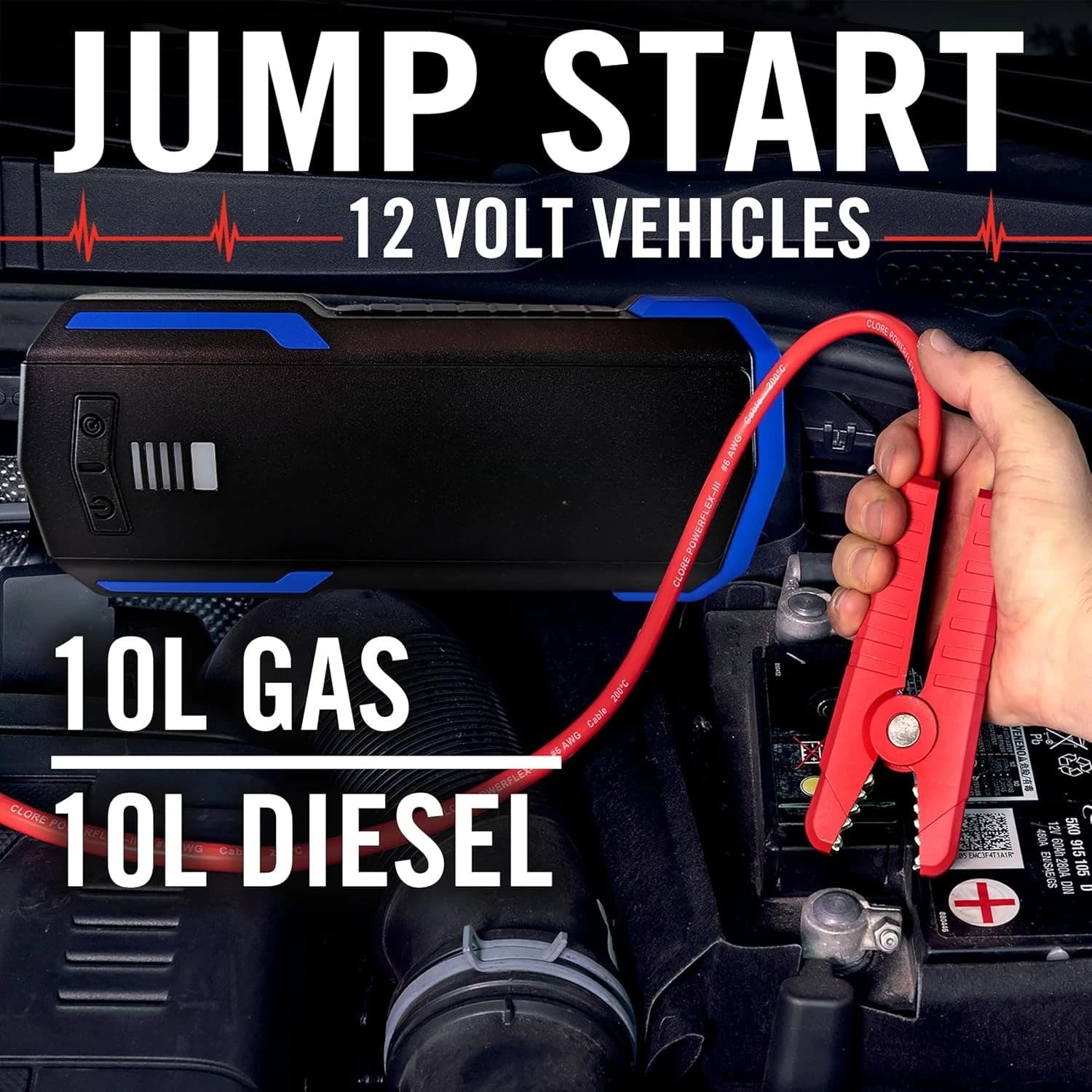 JNC345 Jump-N-Carry 3000A Avviamento al litio da 12 Volt per motori diesel fino a 10,0 litri e 10,0 litri · Vendita calda