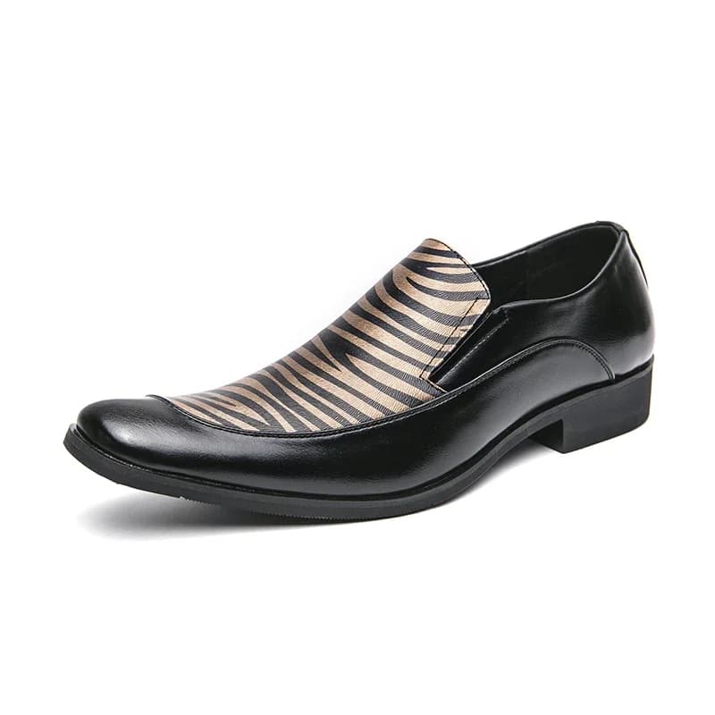 Scarpe casual da uomo, eleganti e comode scarpe in pelle da uomo, scarpe da uomo nere traspiranti per occasioni formali e business.