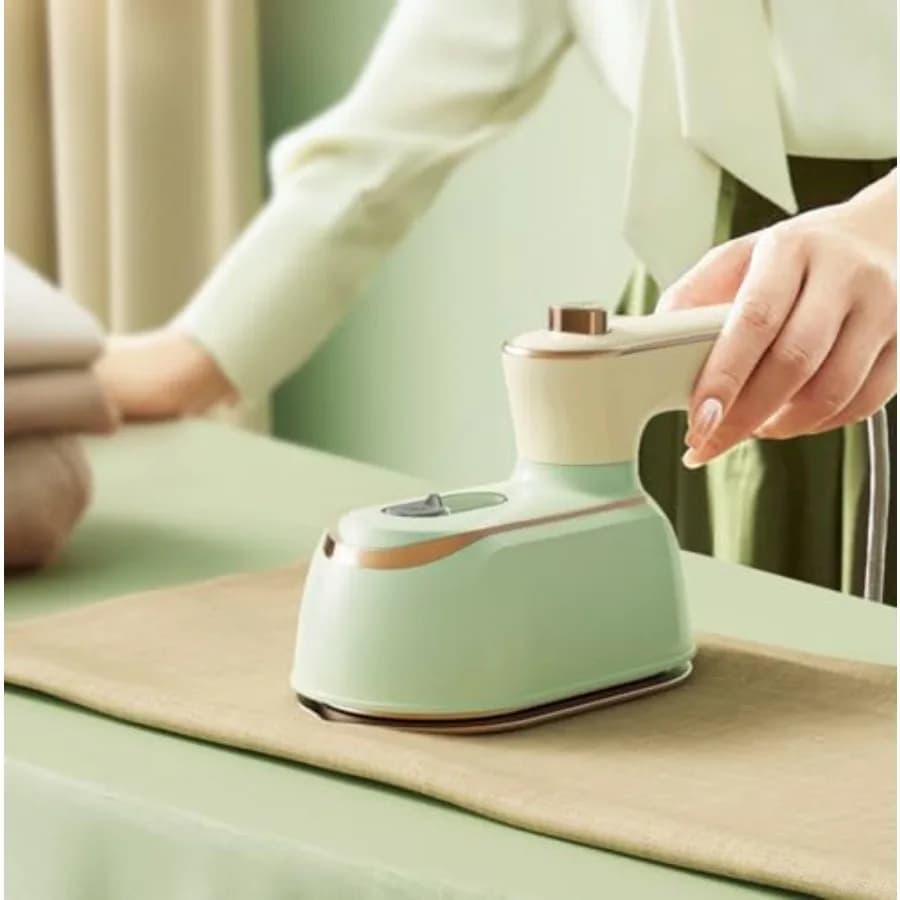 Ferro da Stiro a Vapore Portatile per Vestiti, Mini Stiratrice a Vapore Portatile per Casa e Viaggi, Stiratura a Secco e a Vapore, Macchina per Stirare a Caldo