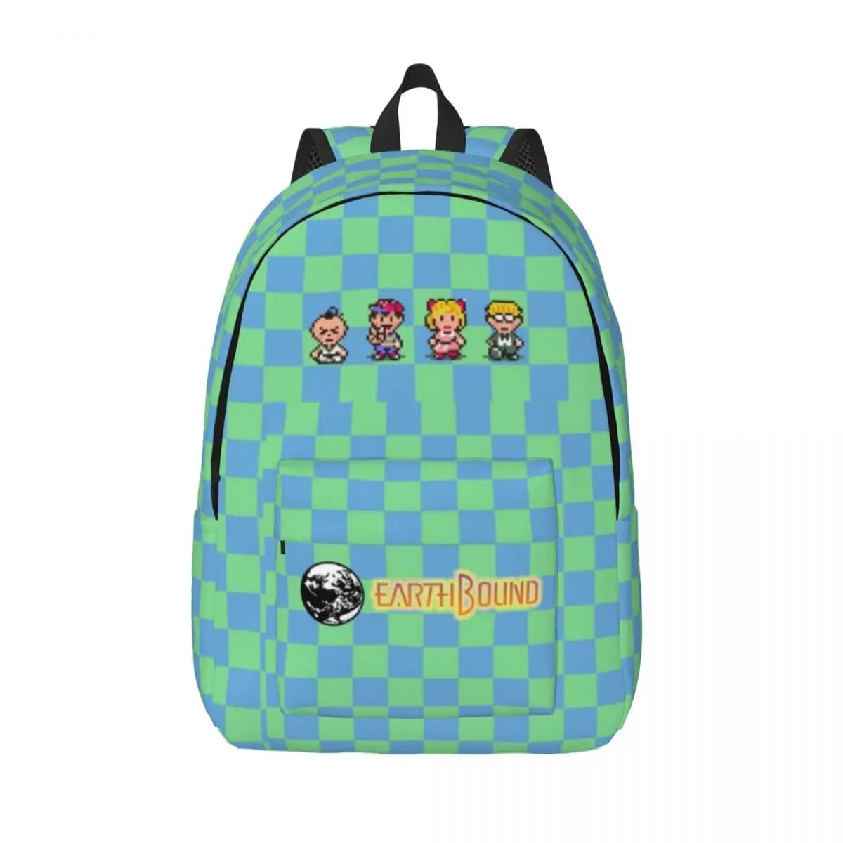 Zaino per madre al gusto menta Earthbound Donna Uomo Zaini da trekking in poliestere Zaino grande e moderno per borse da scuola regalo di Natale