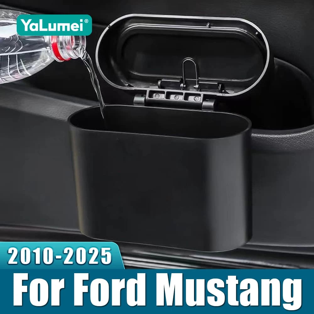 Per Ford Mustang 2010 2011 2012 2013 2014 2015 2016 2017 2018 2019 2020 2021 2022 2023 2024 2025 Pattumiera per auto portatile