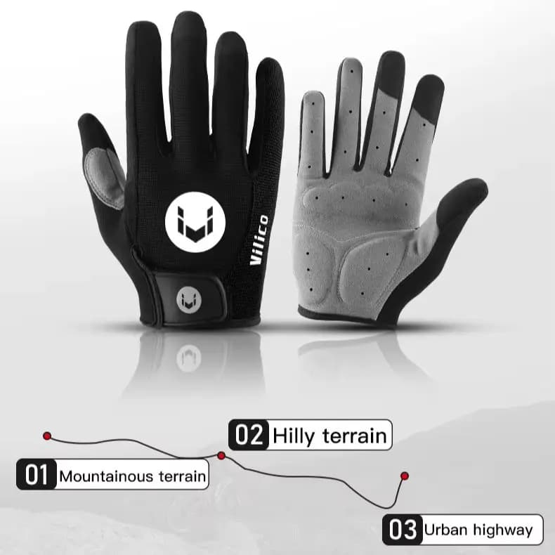 MTB Bike Sports Cycling Gloves Full Finger Men Women Running Fitness Gym Spring Summer Riding Motorcycle Hiking Gloves