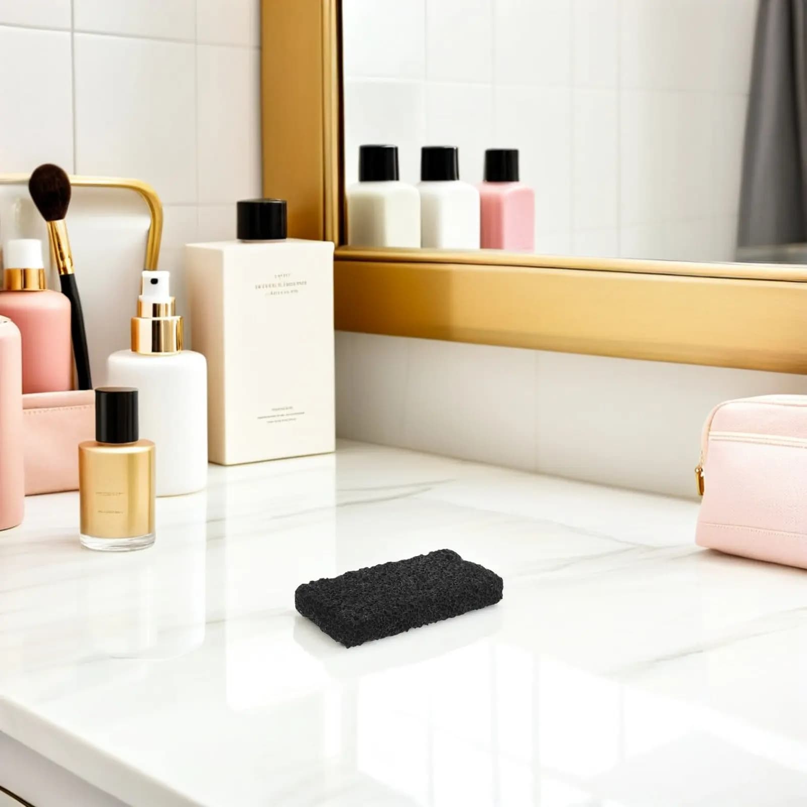2 Pezzi Diffusore in Pietra Vulcanica Nera, Pietre Naturali di Lava per Aromaterapia, Accessorio Passivo per Oli Essenziali, Casa, Ufficio, Yoga