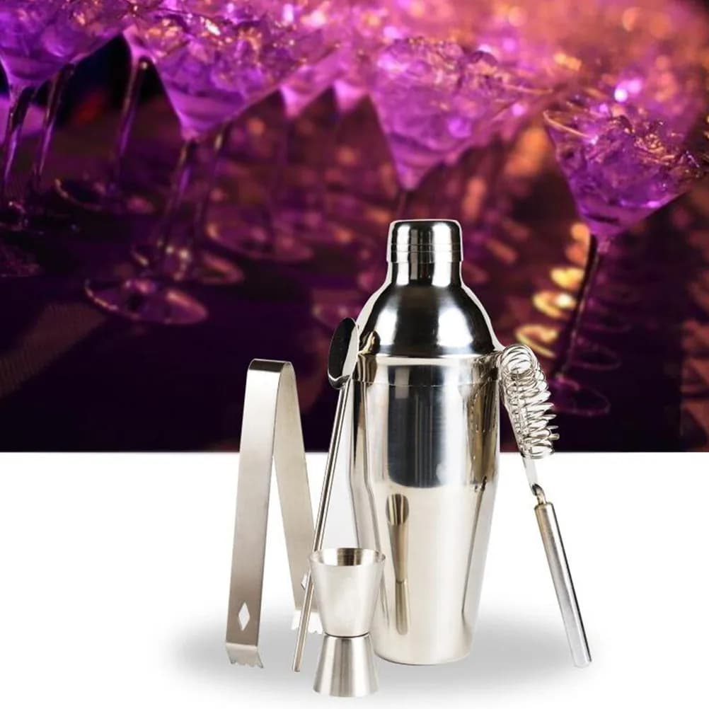 Set da 1 Pezzo: Shaker per Cocktail in Acciaio Inossidabile da 350 ml, Kit Premium per Barman, per Bar, Ristoranti, Casa, Feste, Mixer per Bevande