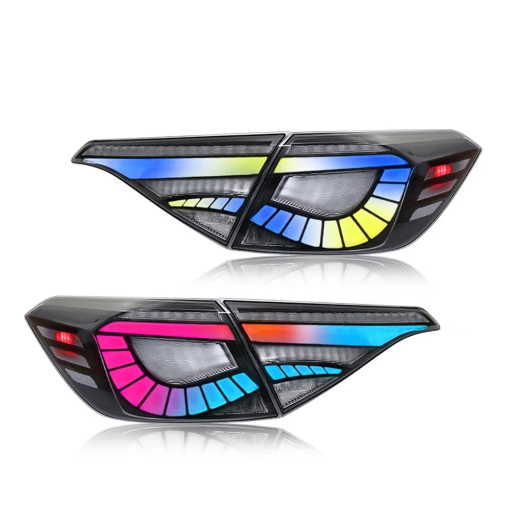 Gruppo Luci Posteriori a LED per Honda Civic 2022-2025 con Indicatore di Direzione Sequenziale e Luce Freno, Plug and Play, Sostituzione Diretta