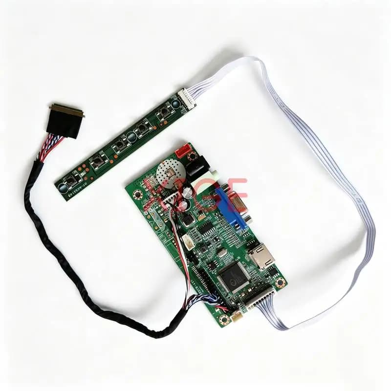 Scheda Controller Compatibile con Monitor Laptop HSD101PFW4 M101NWT4 M101NWT2 HSD101PFW2, Pannello LVDS-40 Pin 1024*600 HDMI+VGA 1024x600 Kit Fai-da-Te
