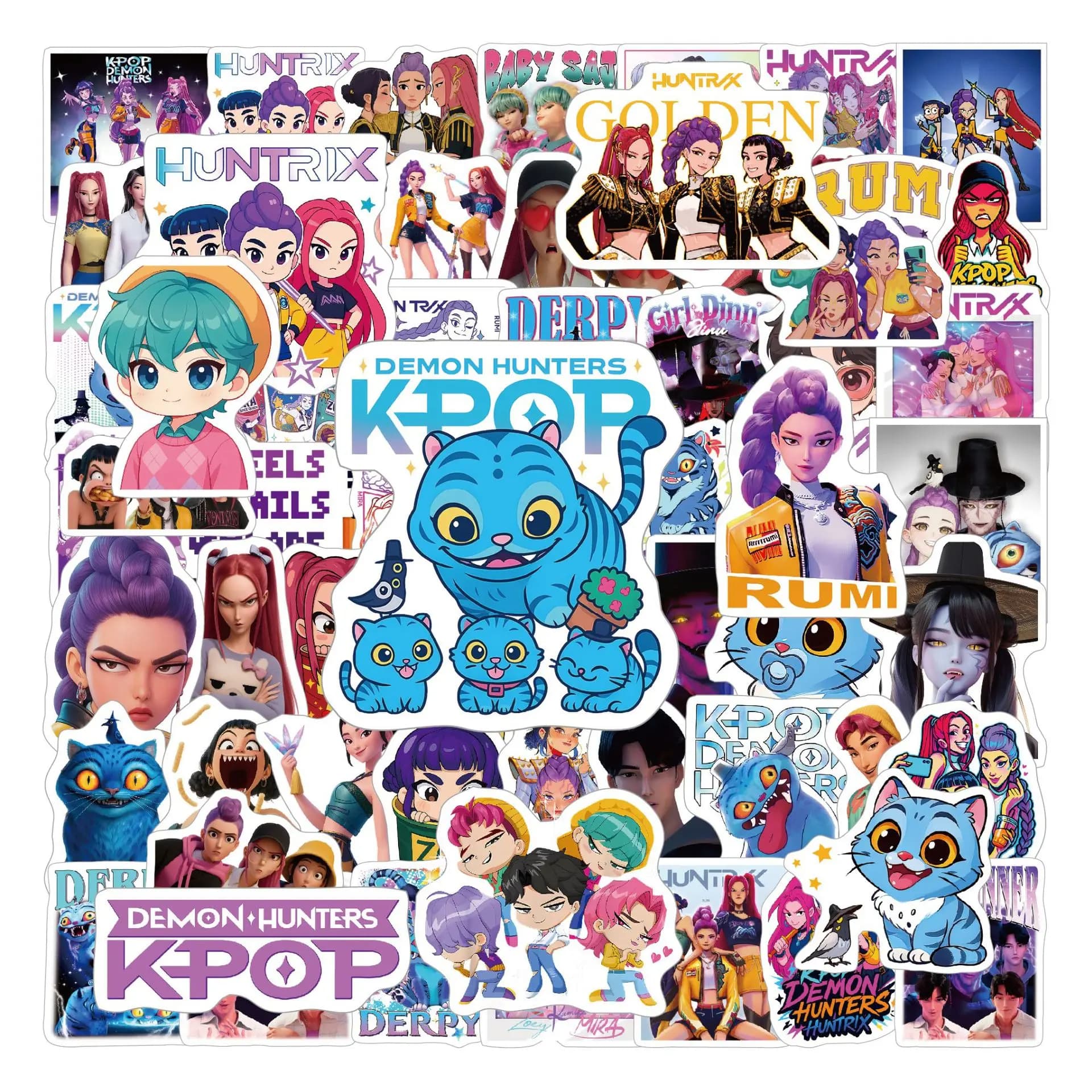Set di 100 Adesivi Kpop Girl Group Impermeabili Lucidi per Telefono, Valigie, Laptop, Skateboard - Decorazioni Fai da Te