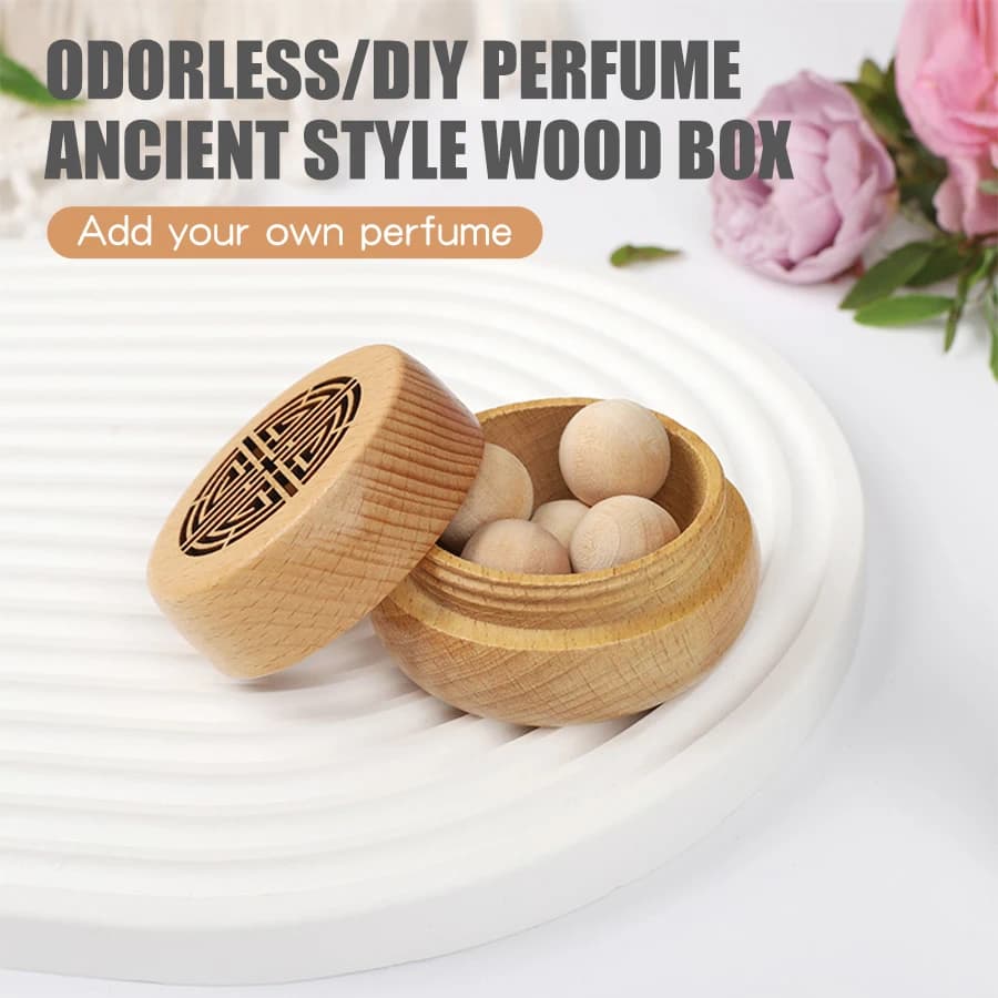 Profumo fai-da-te Inodore stile antico accessori per auto in legno ornamenti deodorante per ambienti decorazioni diffusore di fragranze cruscotto di aromi