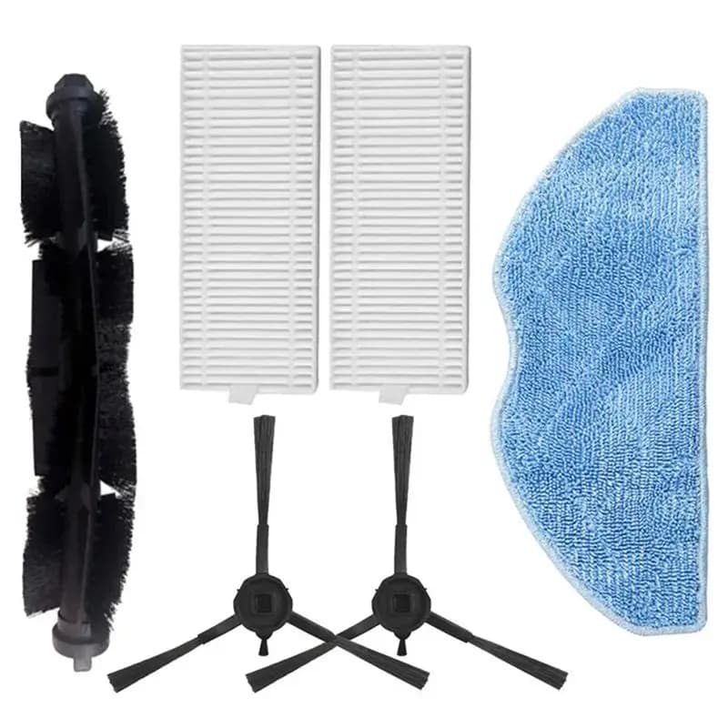 AEE6-For Tefal Rowenta X-PLORER Serie 75S RR8577WH Robot Vacuum Cleaner Main Side Brush Hepa Filter Mop Cloth Accessoies