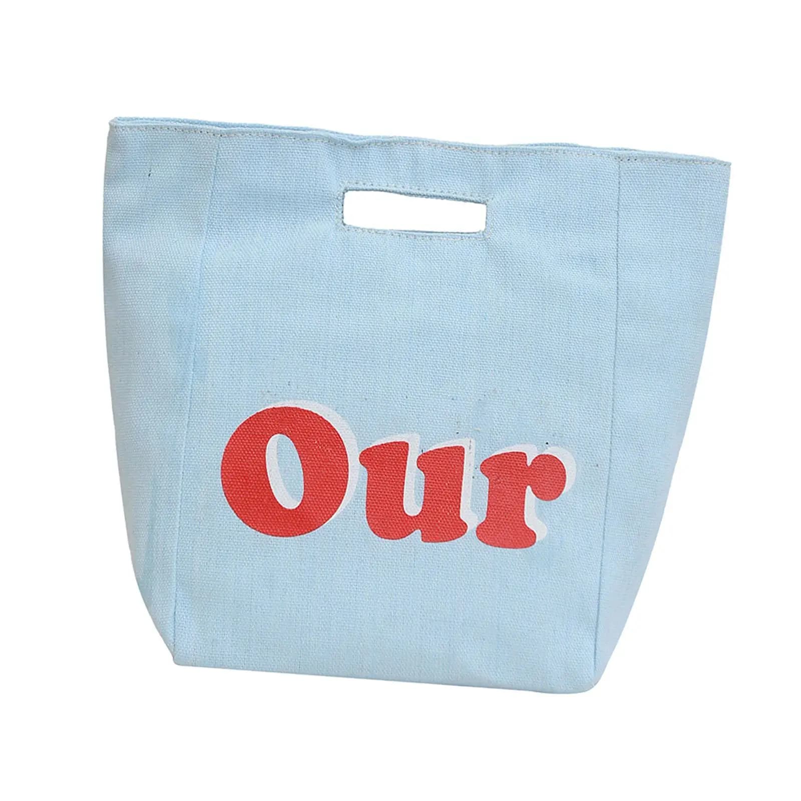Canvas Handbag Lightweight Travel Tote Bag Portable Grocery Bag Simple Clutch for Weekend Travel Working Everyday Use