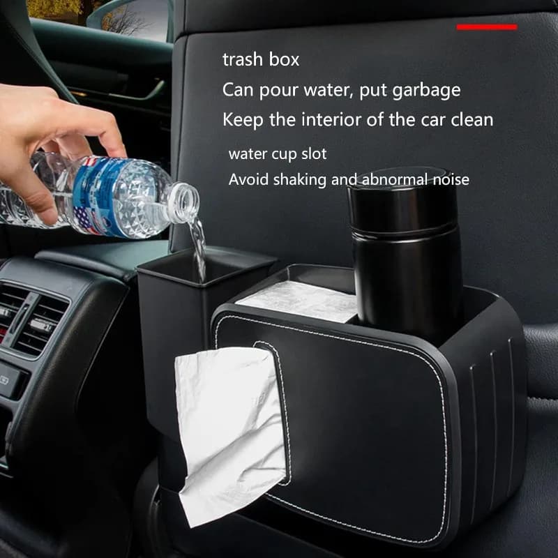 Contenitore Multifunzionale per Auto, Porta Fazzoletti Sospeso, Facile da Installare, Organizzatore Interno Impermeabile e Resistente