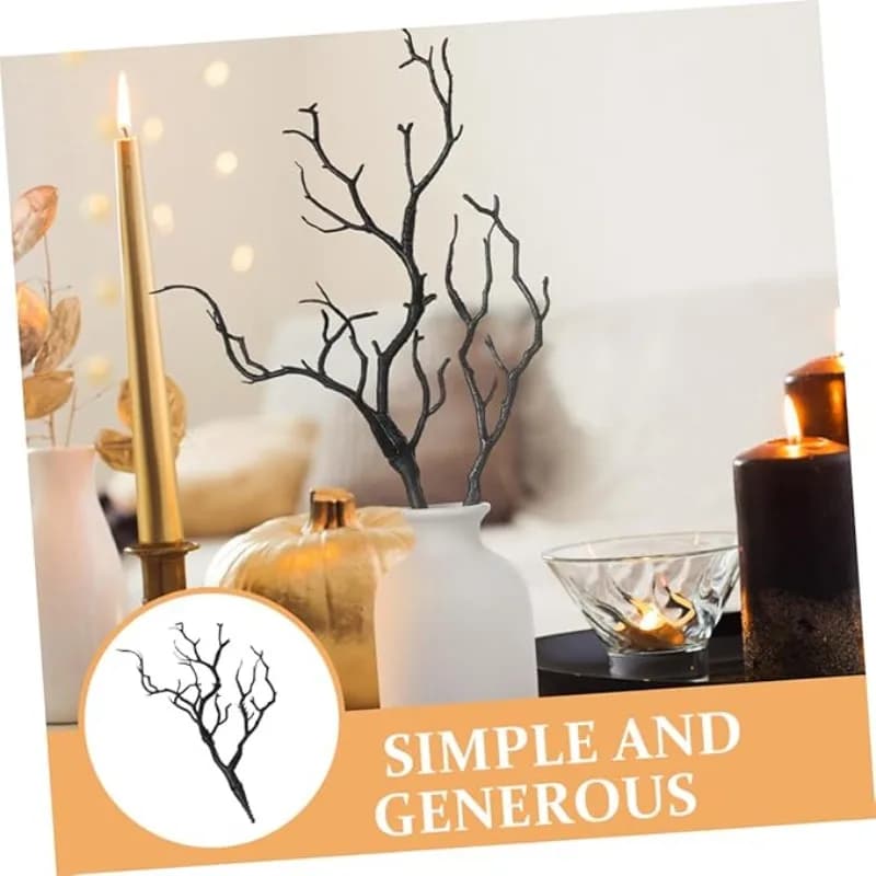 Artificial plants dead branches Halloween party scenes decorative spikes accessories for floral compositions artificial dried branches