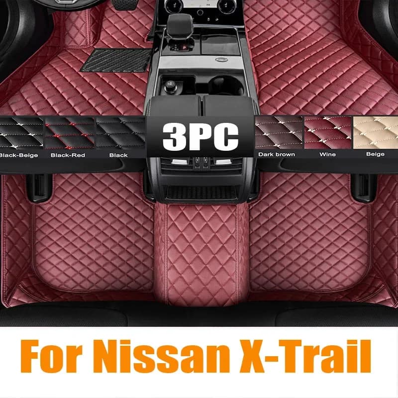 Tappetini auto per Nissan X-Trail xtrail Rogue 2023 2022 2021 2020 2019 2018 2017 (5 posti) Auto Interni Tappeto Automotive