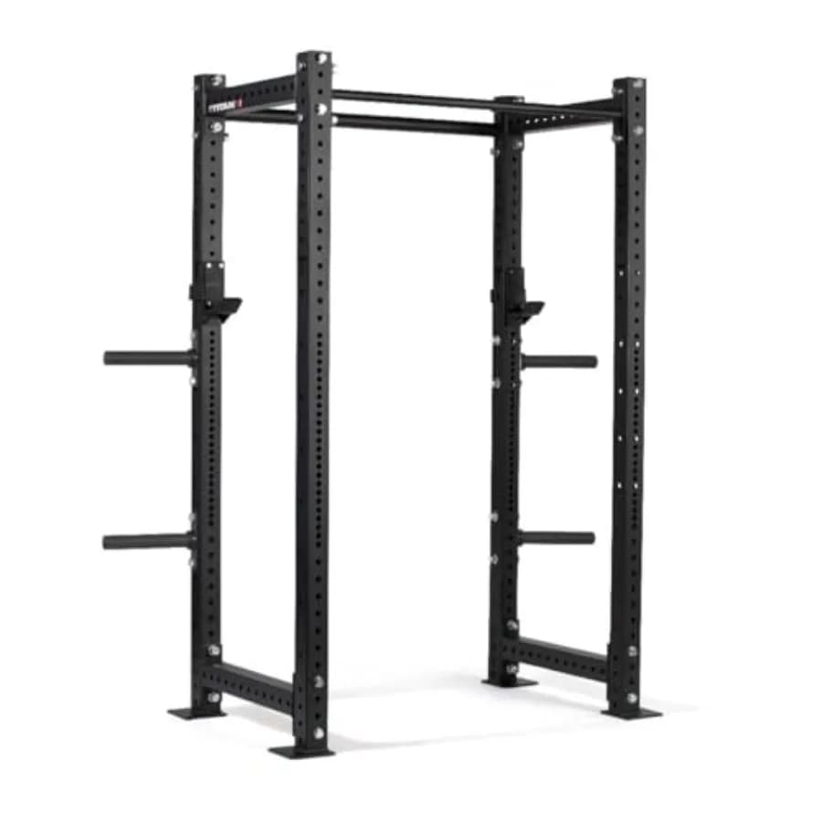 Power Rack Series X-3 with short bolt fastener and 24 inch disc holders Black Steel Structure Resistant for Home Gym U