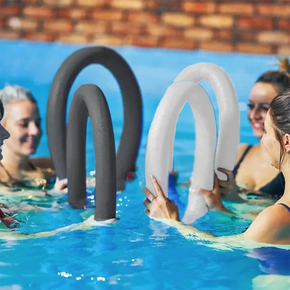 1Pc Flexible Foam Swim Noodle Solid Color Strong Buoyancy Floatation Stick For Pool Beach River Water Games