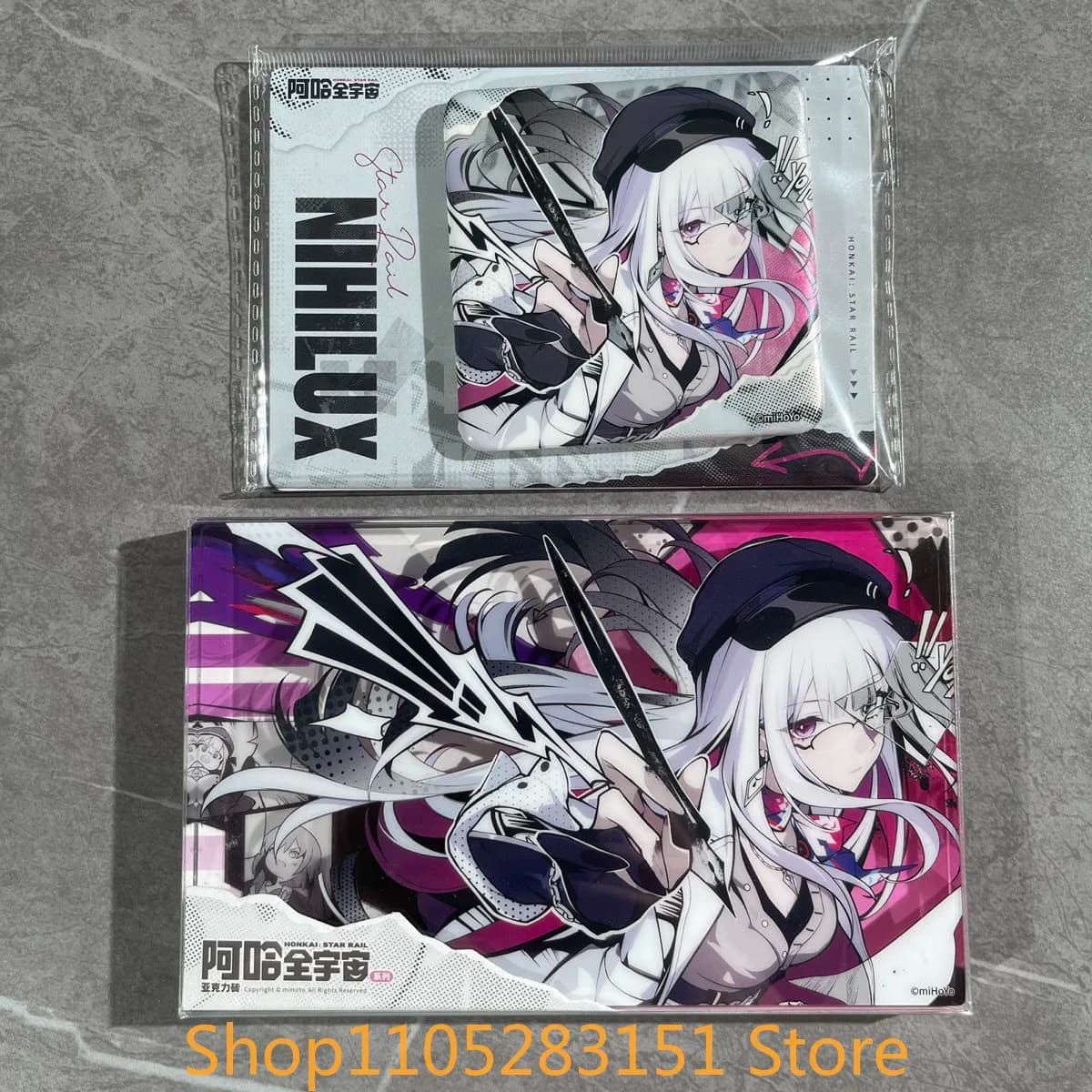 Honkai：Star Rail Nihilux‌ Cosplay Anime figure tinplate badge brooch Acrylic ornament Mascot Accessory Fans Halloween Gift