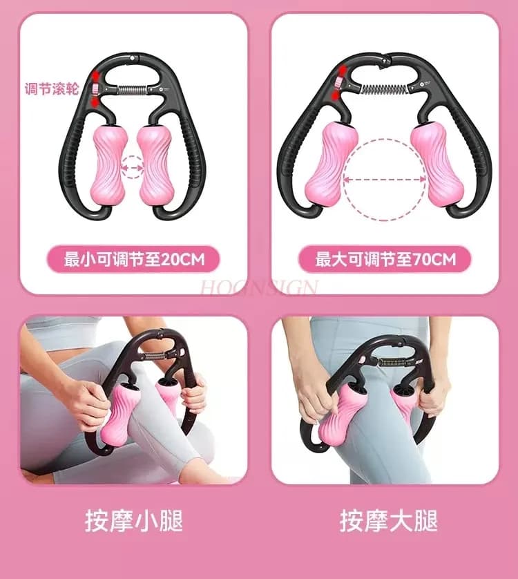 Massage ring clamp for calves muscle relaxation meridian dredging muscle roller for calf thin leg artifact foam tree