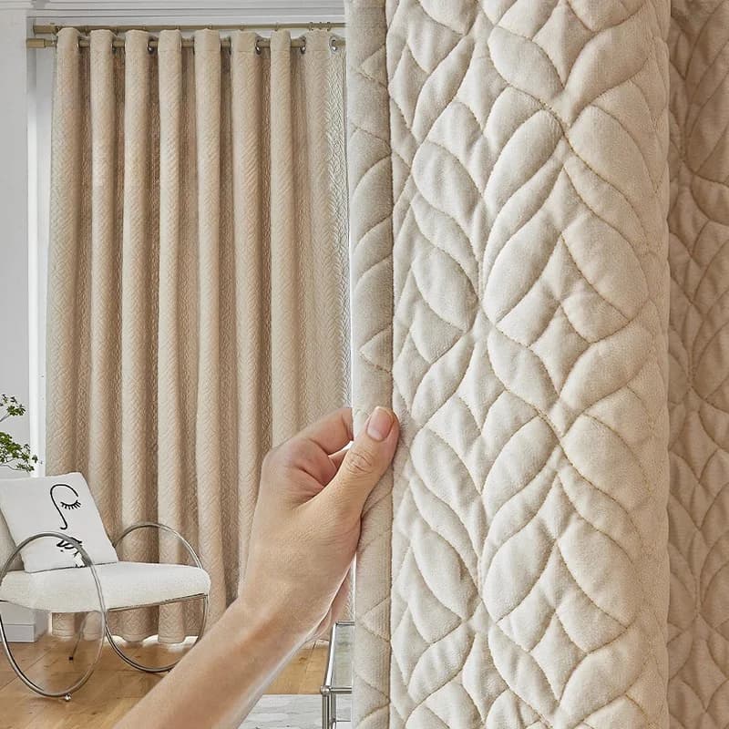 1pc Cold-proof and Warm-keeping Curtain - A Must-have Item for Living Rooms in Winter, Sold as a Single Piece Only