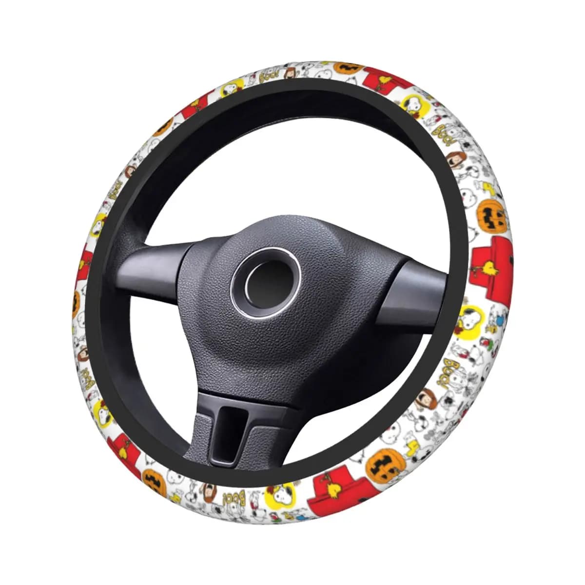 S-Dog-Snoopies Coprivolante Universale per Camion, Protezione Antiscivolo per Volante Auto 15 Pollici 37-38cm, Accessori Auto