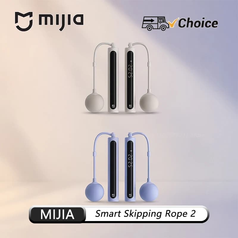 Original Mijia Smart Skipping Jump Rope 2 Digital Counter Adjustable Calorie Calculation Sport Fitness Exercise Lose Weight CN
