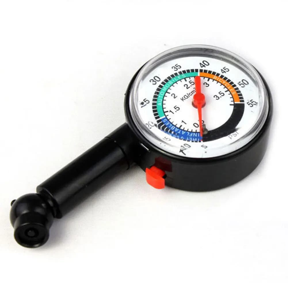 Manometro per Gonfiaggio Pneumatici Auto, Misuratore di Alta Precisione, Rilevatore di Pressione Pneumatici con Indicatore di Sgonfiaggio