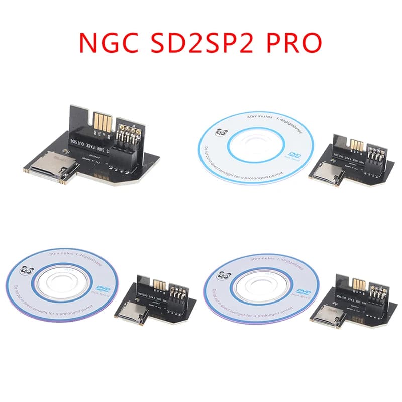 Per Gamecube NGC SD2SP2 PRO Adattatore SD Load SDL Micro SD Card Lettore di schede TF Supporta TFCard 512GB Sd2sp2 Adattatore