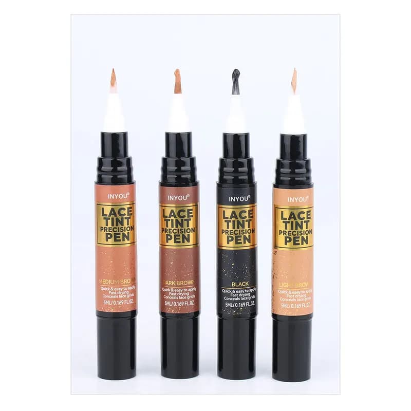 INYOU Wig lace cap coloring and dyeing pen Not smudge Waterproof and Sweat-Proof