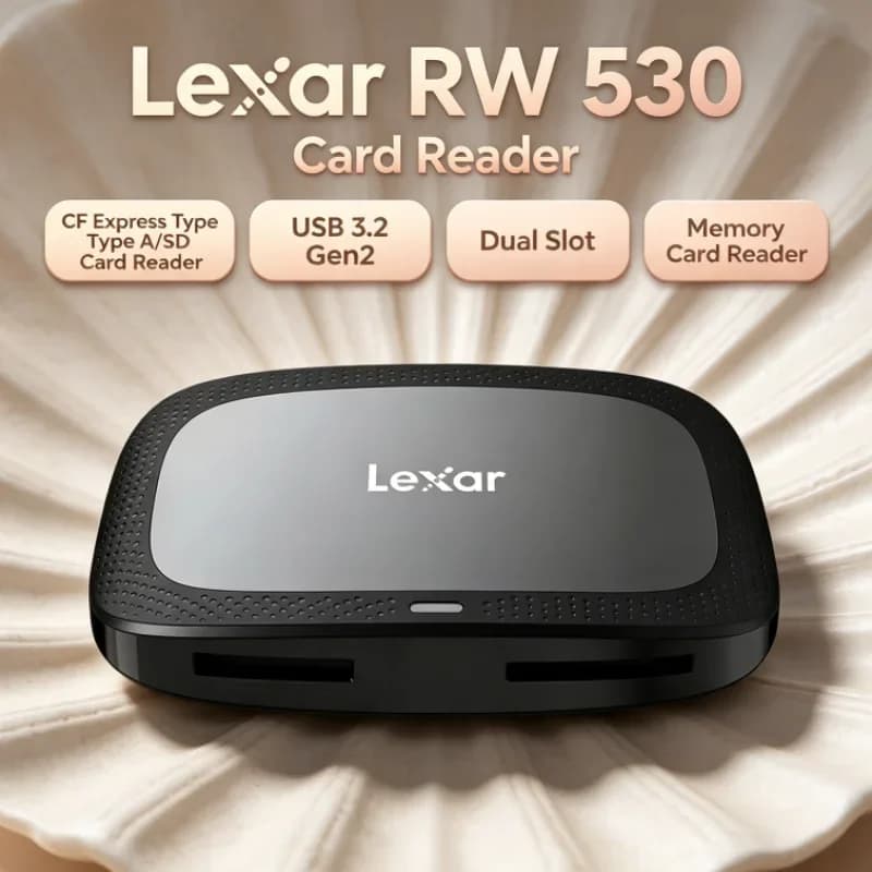 Lexar CFexpress Type A / SD Memory Card Reader RW530 Dual Slot SD Card Reader CFA Max 900MB/s USB 3.2 Gen2