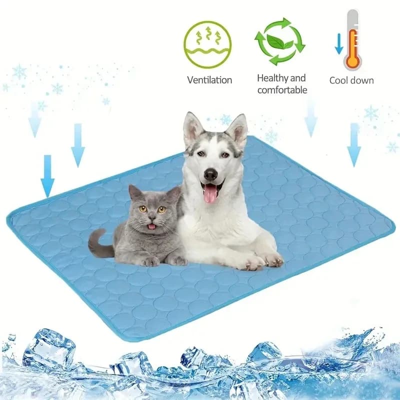 Summer Dog Cooling Mat Pet Cold Bed Extra Large for Small Big Dogs Pet Accessories Cat Durable Blanket Sofa Ice Pad Blanket