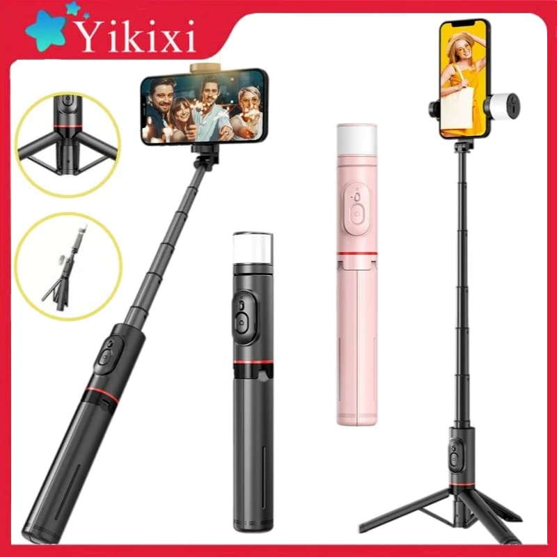 Treppiede per selfie portatile senza fili Bluetooth, monopiede estensibile con telecomando per Huawei iPhone 13 Pro Max Xiaomi Phone Live