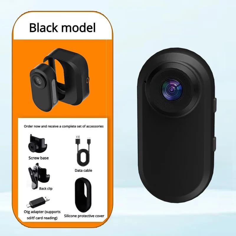 Nuova Videocamera Magnetica Portatile 4K Mini Action Cam per Sport all'Aperto, Registratore Multifunzionale con Clip per Ciclismo