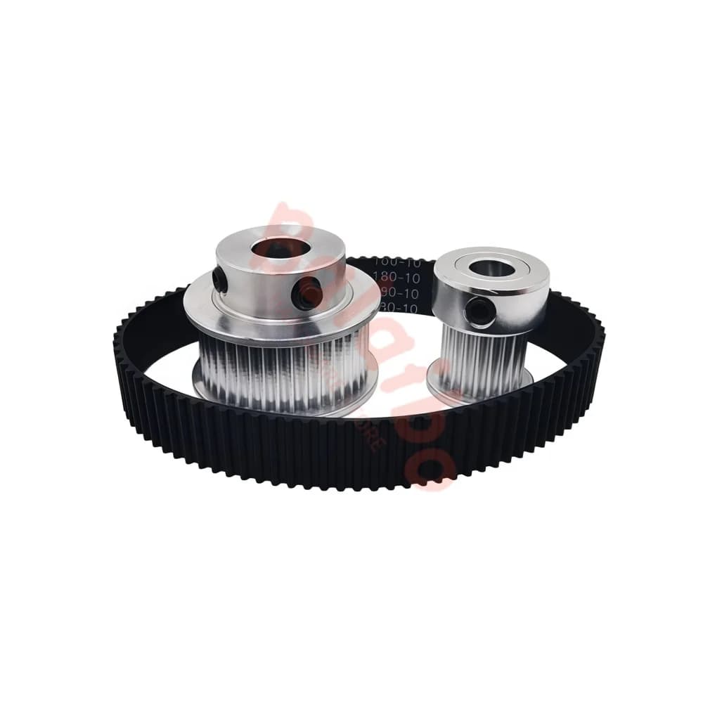 Set di pulegge di distribuzione 2GT 20T 40T, larghezza cinghia 15mm, foro 5/6/6.35/8/10/12mm, rapporto di riduzione 2:1, componenti di trasmissione