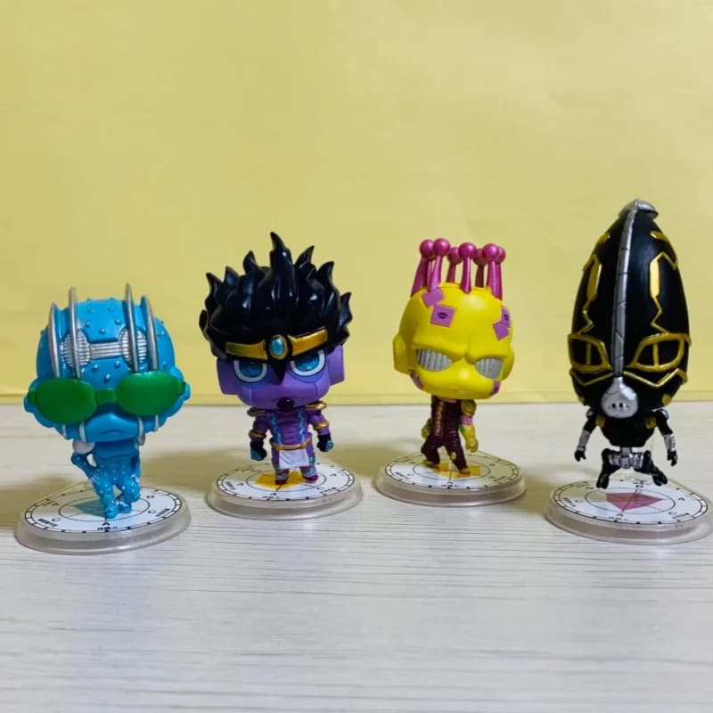 Bandai Originali Action Figure Gashapon di Jojo's Bizarre Adventure - Reo1, Kujo Jotaro, Pierre Polnareff, Joseph, Dio - Giocattoli Ornamentali