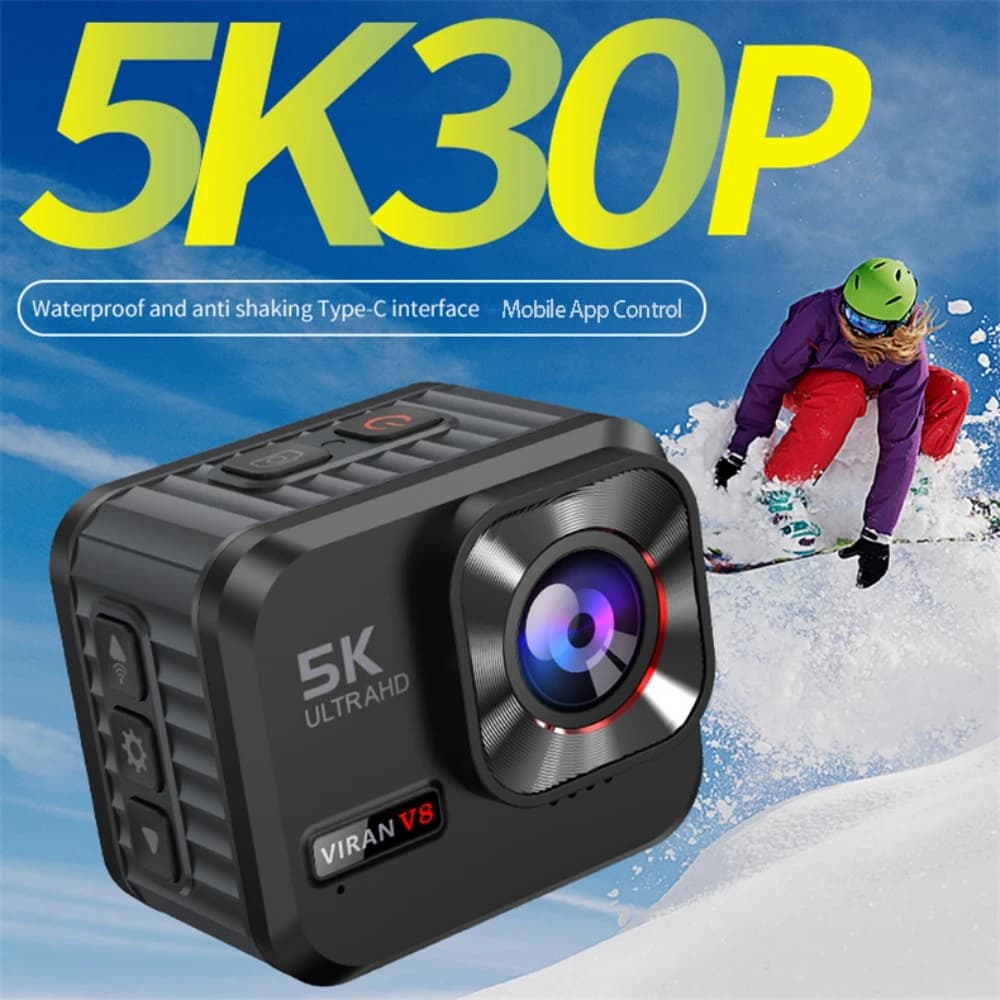Camera NEW 4K WiFi Anti-shake Action Go With Remote Control Screen Waterproof Sport Camera pro drive recorde