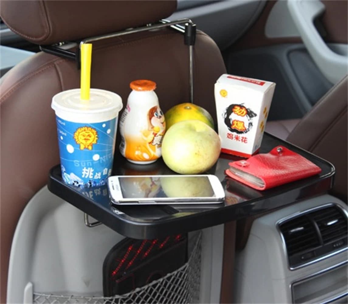 Supporto universale per laptop per auto Portabevande Seggiolino auto Scrivania per computer Supporto per notebook da viaggio per auto Vassoio per alimenti Scrivania per riporre automaticamente