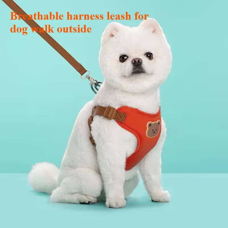 Nuovo guinzaglio per cani Pet Go Out Walking Tipo di imbracatura di piccole e medie dimensioni Pettorina per animali domestici Guinzaglio per cani Catena per cani di peluche