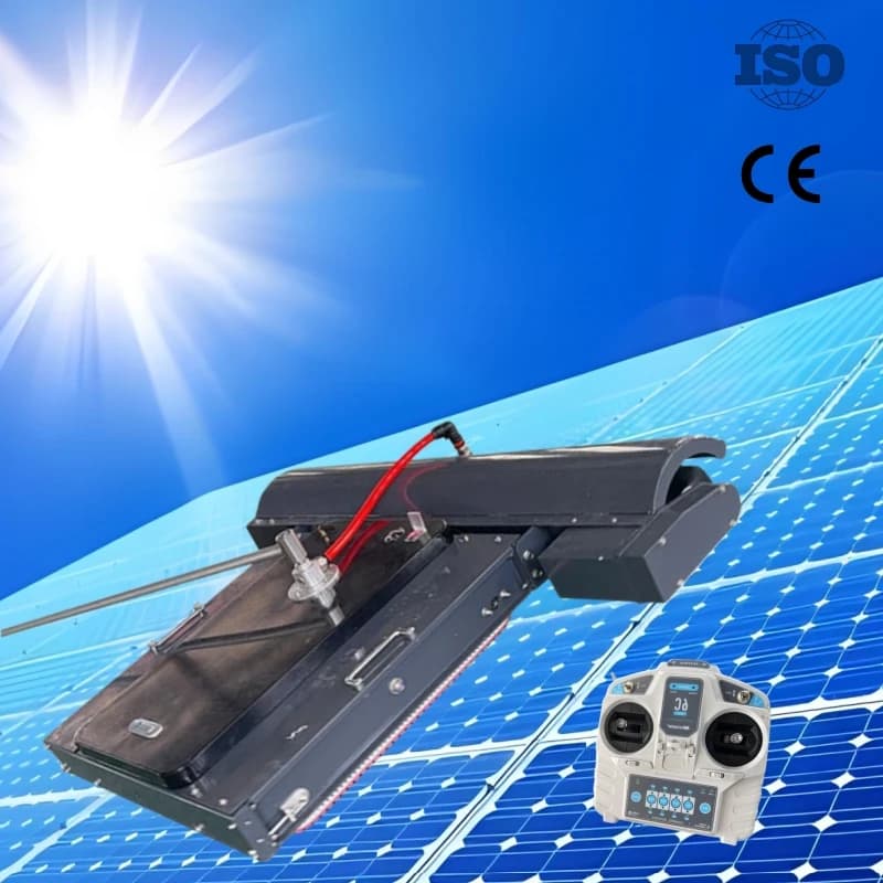 Pannelli solari intelligenti Robot per la pulizia Pista in gomma Robot per la pulizia Smart Pv con telecomando