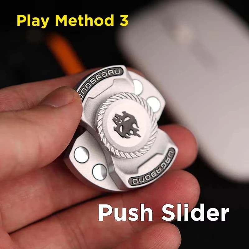 Fun 3-in-1 Game EDC Fidget Toys Custom Fantasma Fidget Spinner League Fidget Slider Stress Release Toy Sound Coin Toy