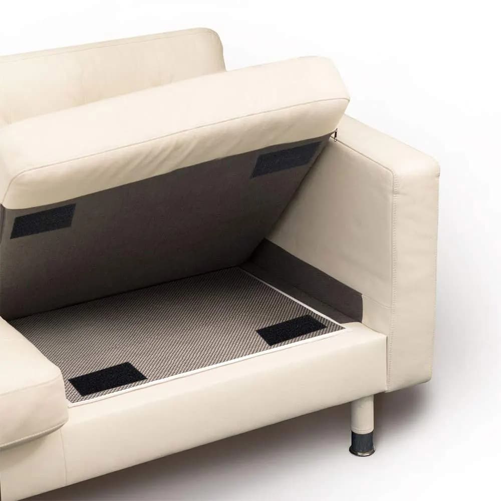 2 pezzi di strisce adesive in velcro da 118,11 pollici per cuscini di divani, finestre e schermi, nastro adesivo in velcro con fibbia, nastro in velcro adesivo forte