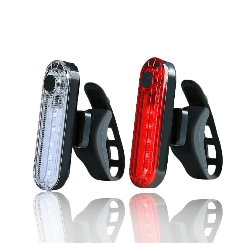 Bike Tail Lights USB Rechargeable Cycling Rear Light Waterproof Night Riding Safety Warning Taillight Bicycle Accessories