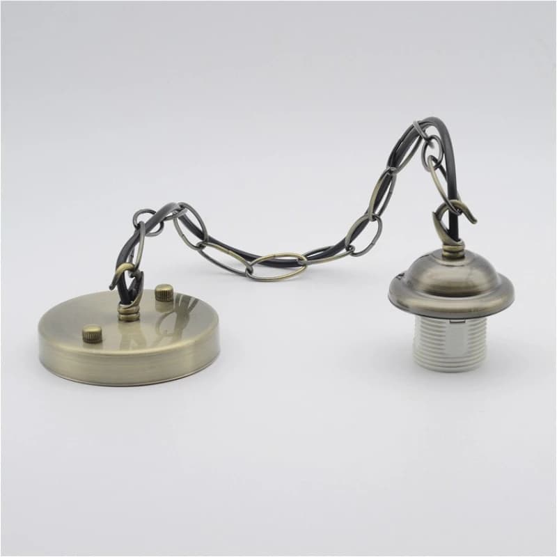 10 Pezzi Base in Metallo per Lampada, Supporto per Lampada da Tavolo, Accessori per Lampada a Sospensione Fai-da-Te