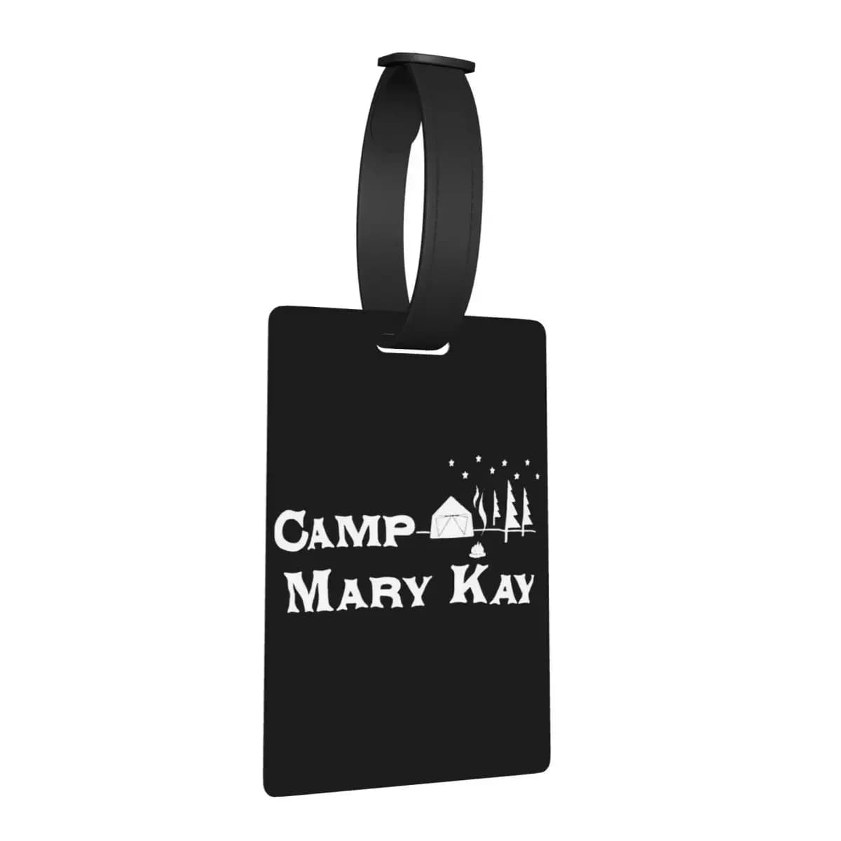 Camp Mary Kay Etichette per bagagli Accessori per valigie Viaggio Bagagli portatili Etichetta per imbarco Porta etichette ID Nome Indirizzo