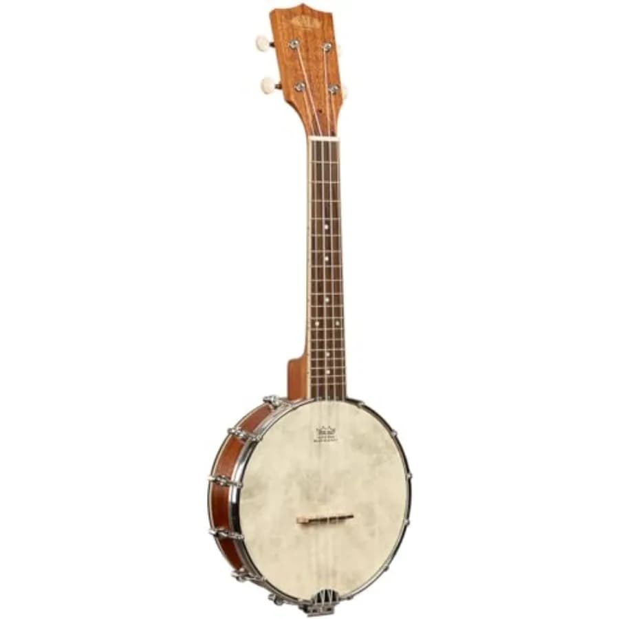 Ukulele Banjo da Concerto in Mogano con Finitura Naturale, Suono Risonante e Costruzione Resistente per Esibizioni dal Vivo
