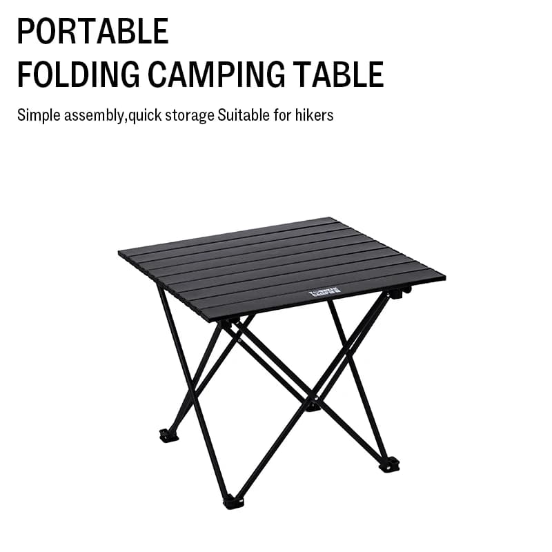 Tavolo pieghevole da esterno Tavolino da campeggio portatile leggero da picnic per rotoli di uova Tavolino da viaggio su strada Tavolino ultraleggero in lega di alluminio