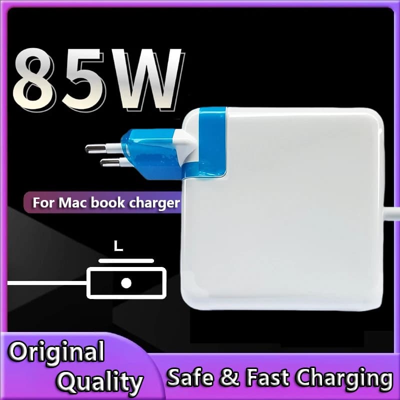 Adattatore di alimentazione di ricarica magnetico Magsaf da 85 W 1 L per MacBook Air/Pro Series: A1286, A1297, A1343, A1175, A1222, A1290, A1260, A1229 ecc.