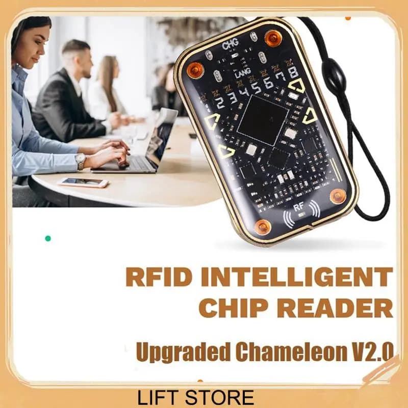 BTLIFE-Chameleon Ultra V2.0 RFID Smart Chip Reader Emulatore + 2Xuid Portachiavi/Scheda 125Khz 13.56Mhz Decodifica Scheda NFC Duplicatore