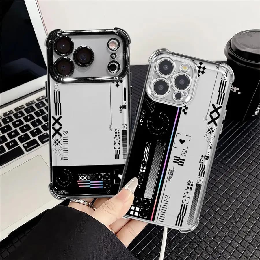 Cover per Apple iPhone 17 Pro Max 16e 11 15 14 16 Pro 13 Air 12 Plus, Custodia per Telefono con Motivo Classico di Giochi